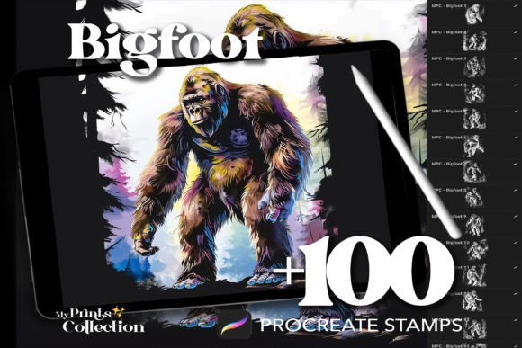 100 Procreate Bigfoot Stamps: A Comprehensive Guide for Digital Artists