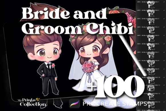 100 Procreate Bride and Groom Chibi: A Comprehensive Guide for Digital Artists