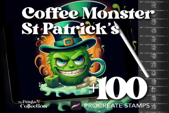 100 Procreate Coffee Monster St Patrick: A Digital Artist's Guide to Whimsical Stamping