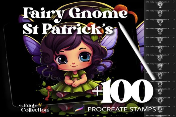 100 Procreate Fairy Gnome St Patrick: A Digital Artist's Guide to Enchanting Spring Designs