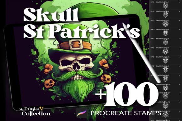 100 Procreate Skull St Patrick Stamps: A Practical Asset Review