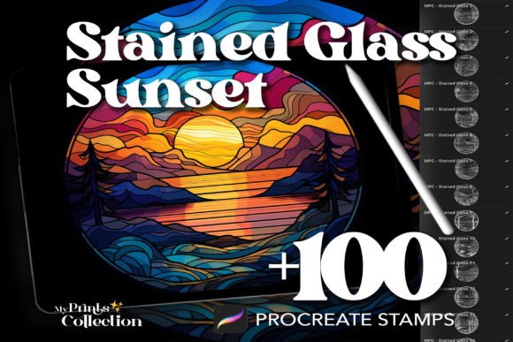 100 Procreate Stained Glass Sunset: A Strategic Asset for Digital Creators