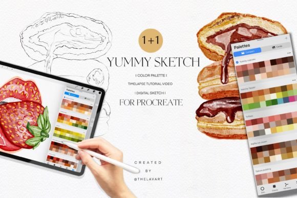 Chocolate Donuts Sketch Color Palette: A Practical Guide for Procreate Artists