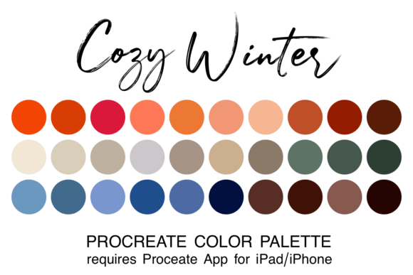 Mastering the Cozy Winter Procreate Color Palette for Seasonal Digital Art