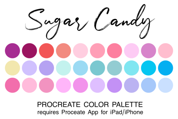 Sugar Candy Procreate Color Palette